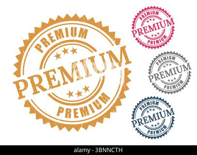 Premium Quality Seals Vector Graphics for Branding and Marketing Stock Vector