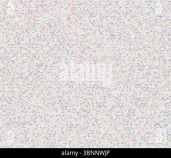 Geometric template background. Multicolored geometric elements of varied sizes. Hexagon mosaic cells with padding and inner solid cells. Stock Vector