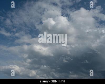 Storm clouds starting to move across the sky Stock Photo