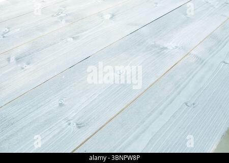 Bleached wooden planks background Stock Photo