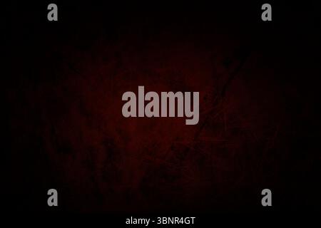 Abstract flat grunge illustration is showing dark red and black mottled background with scratches Stock Photo