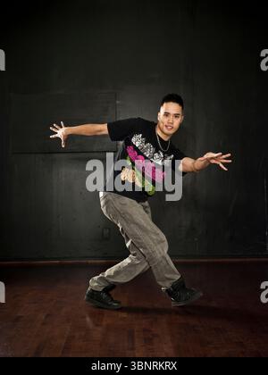 Male breakdancer Stock Photo