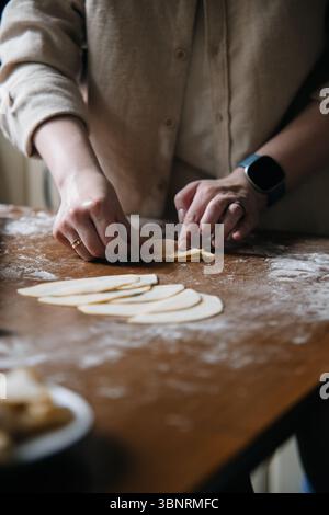 Shaping Ravioli 2 Stock Photo - Alamy