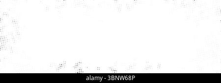 Distressed Halftone Dot Pattern Overlay Stock Photo