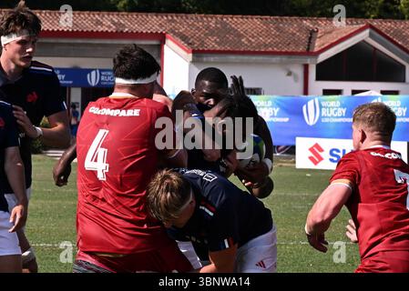 Highlights and player images from the match between France U20 vs