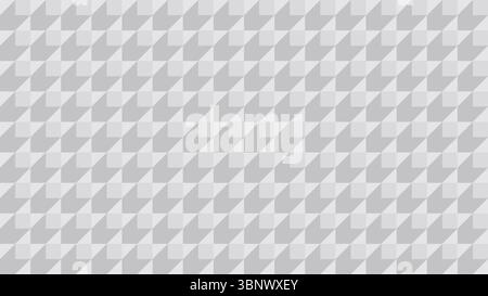 Abstract background of seamless pattern of gray squares with shadows. Full frame modern geometric background in black and white with copy space. Stock Photo