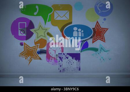 Splash showing applications Stock Photo