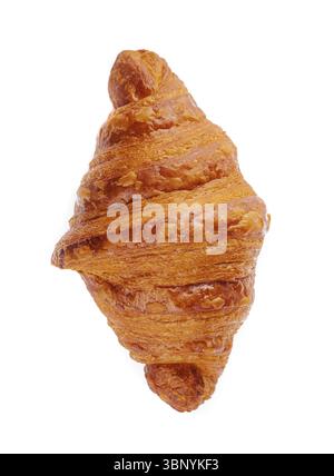 food still-life, Fresh croissant isolated on white background Stock Photo