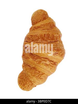 food still-life, Croissant isolated on a white background Stock Photo