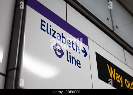 inside an Elizabeth Line London Underground train Stock Photo - Alamy