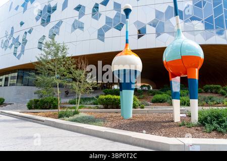Calgary New Central Library (NCL) in Calgary, Alberta, Canada. Stock Photo