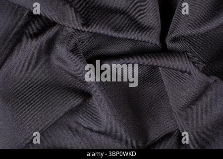 Polyester fabric with a little elastane, macro texture top view Stock Photo