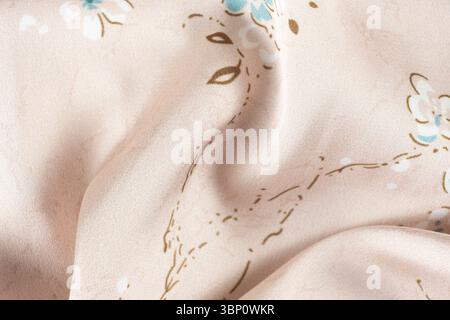 Polyester fabric with a little elastane, macro texture top view Stock Photo