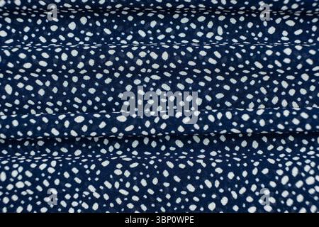 Dotted Synthetic Fabric Close-Up Background Stock Photo