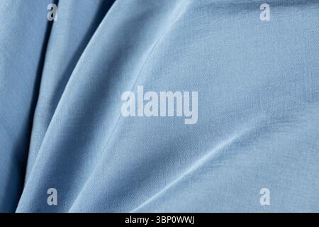 Abstract Blue Fabric Background Space for Text. Stock Photo