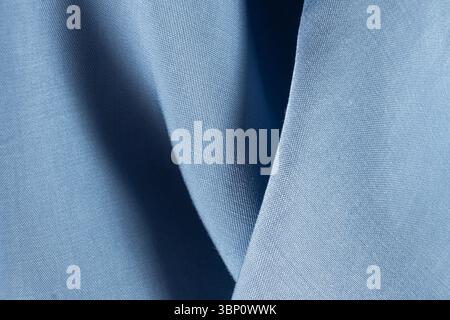Light Blue Synthetic Fabric with Polyester Elastane Texture Stock Photo