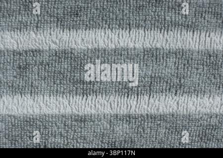 Macro texture cotton and polyester fabric top view Stock Photo