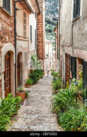 Staircase alley in Fornalutx - Mallorca - 0766 Stock Photo