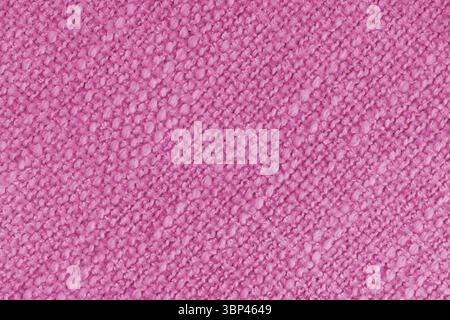 Close up, macro of pink woven fabric with detailed texture and diagonal pattern. Textile, cloth, material,  fashion, upholstery, or abstract design ba Stock Photo