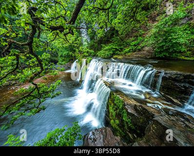 Waterfall Country, Four Waterfalls - Brecon Beacons, National park ...