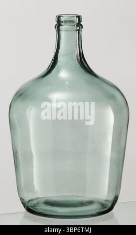 glass bottle empty isolated nature background with clipping path Stock Photo