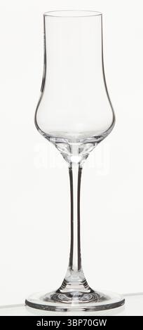 Empty wine glass isolated nature background with clipping path Stock Photo