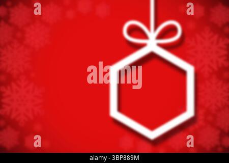 Blurred christmas background Stock Photo