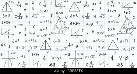 Angle Background For Math Mathematics background with symbols and formulas, math science ...