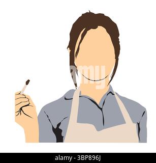 different occupational people profile collection Stock Vector