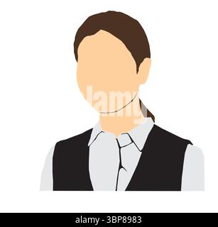 different occupational people profile collection Stock Vector