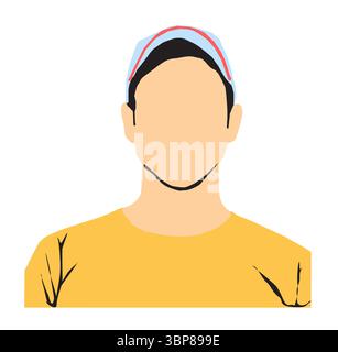 different occupational people profile collection Stock Vector