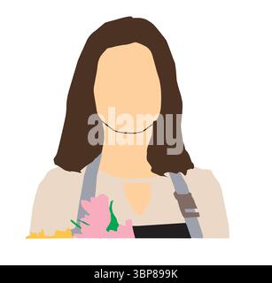 different occupational people profile collection Stock Vector