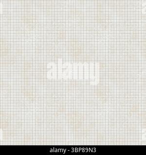 A pattern of squares, stylization of school math notebooks. Watercolor digital illustration. Seamless vintage background. Beige shades. The theme of s Stock Photo