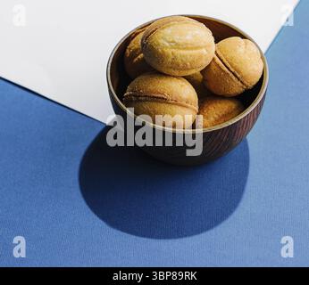 Food, Christmas cookies on top view Stock Photo