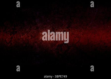 Flat design corroded metal surface is showing dark red and black grunge texture with rust speckles Stock Photo