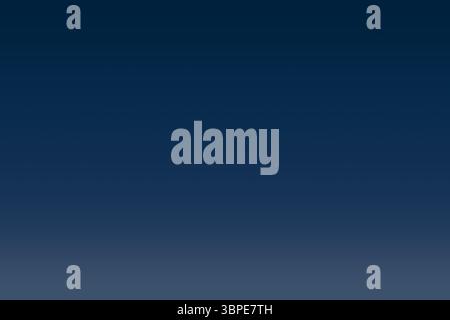 Gradient background is showcasing smooth vertical deep navy to slate blue transition in flat design Stock Photo