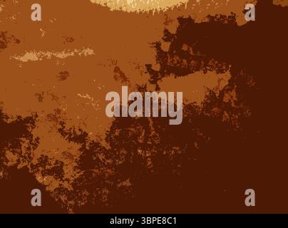 Brown textured background with varying shades and patterns creating dynamic visual interest, perfect for design projects Stock Photo
