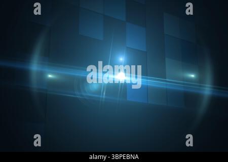 Technical background with squars Stock Photo