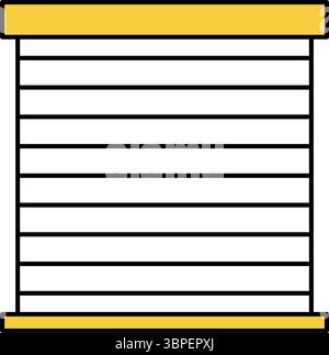 Shuttered window, Crime Prevention and Home Security Icons, Vector Illustration Stock Vector