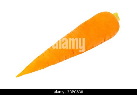 carrot one whole, isolated on white background with clipping path Stock Photo