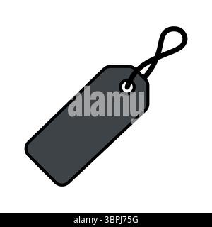 blank tag label icon design vector illustration Stock Vector