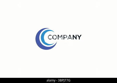 Simply Minimalist Shape Logo Company Modern Business Technology and Software Stock Vector