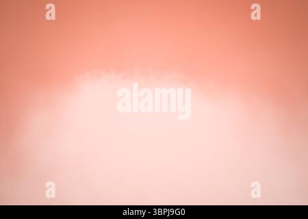 Gradient is transitioning from muted peach to pale cream in flat design, transparent background Stock Photo
