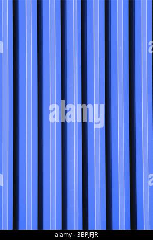 Blue metallic lines with optical illusion background pattern texture Stock Photo