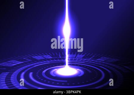 Abstract background digital technology network communication concept, Vector illustration Stock Vector