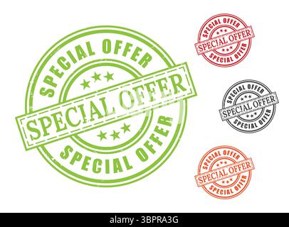 A Best Deal Promotion Labels, Special Offer Guarantee Stamp Vector Stock Vector