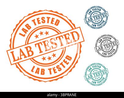 A Product Safety Certification Seals, Lab Verified Label Vector Pack Stock Vector