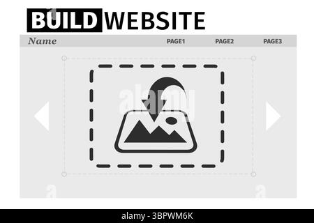 Composite image of build site interface Stock Photo