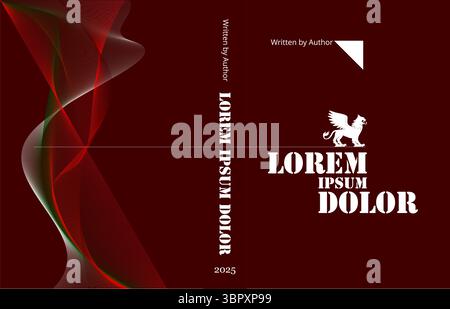 Vector illustration. Abstract geometric background set. Design element for cover, poster, book cover, brochure, headline. Color linear shapes. Line ar Stock Vector