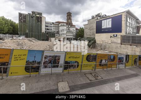 Dibag buys Benko property after Signa's insolvency. Dibag Industriebau AG has acquired the building site from Rene Benko. Under the project name Pati Stock Photo